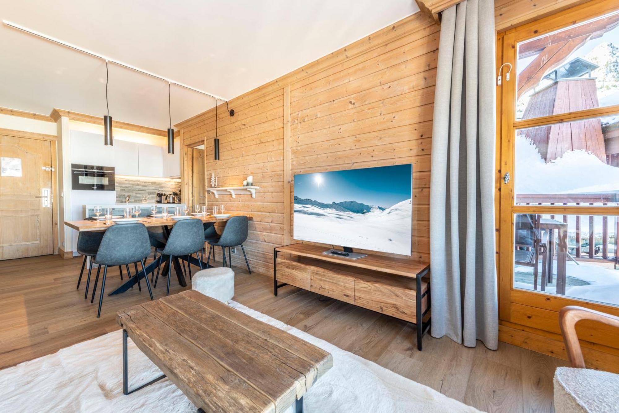 Appt Renove, 6 Personnes Arc 1950 Vue Exceptionnelle Montblanc, Sauna, Hammam, Piscine Int Et Ext Les Arcs  Kültér fotó